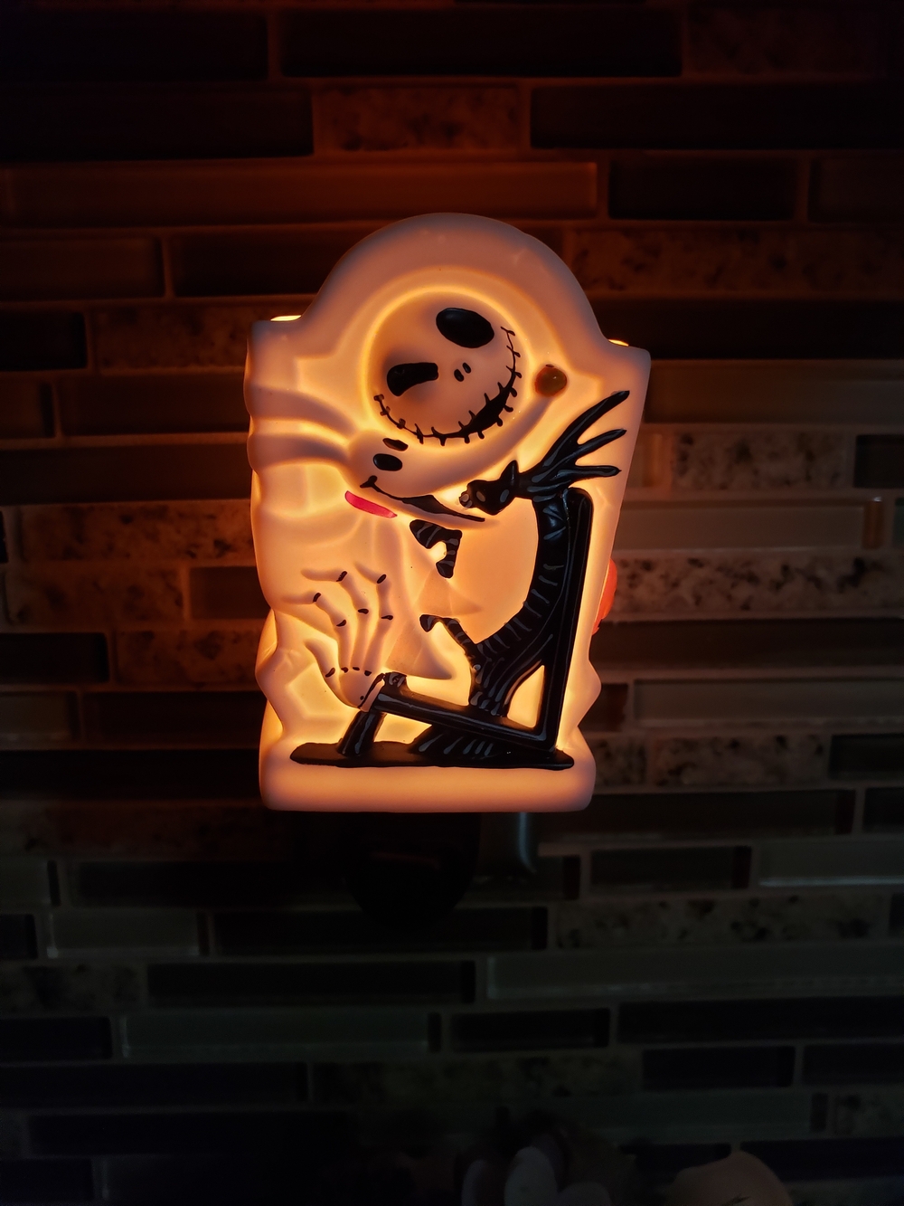 SCENTSY **Jack Skellington Pumpkin King Mini Warmer (REPLACEMENT)